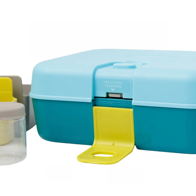 Lancheira Thermos Bento Box Kids 8 Peças Verde - BR - Material Seguro e Saudável